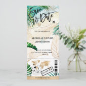 Enregistrer la date Embarquement Pass Carte du mon (Debout devant)