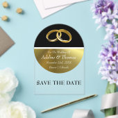 Enregistrer La Date Faire-part de mariage Acryliqu (Insitu (Mariage))