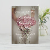 Enregistrer La Date Faire-part de mariage Bride Pe (Debout devant)