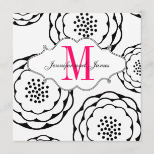 Enregistrer La Date Faire-part de mariage Rose Bla
