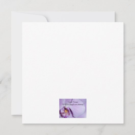 Enregistrer la date faire-part Mariages (Dos)