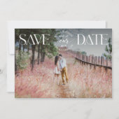 Enregistrer la date Faire-part photo Représentatio (Devant)