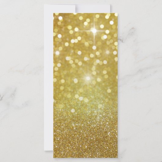 Enregistrer la date Gold Mariage anneaux - Carte r (Dos)