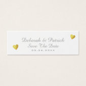 enregistrer la date insert-card . mariage blanc (Devant)