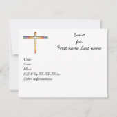 Enregistrer la date - invitation (Dos)