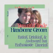 Enregistrer la date... invitation de site Web (Devant / Derrière)