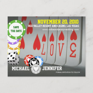 Enregistrer La Date Invitation Love Card 6