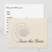 Enregistrer la date / invitation par carte postale (Devant / Derrière)