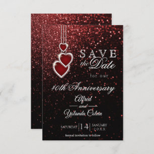 Enregistrer la date - Invitation Parties scintilla