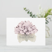 Enregistrer la date ~ Invitations Mariage Roses ro (Debout devant)