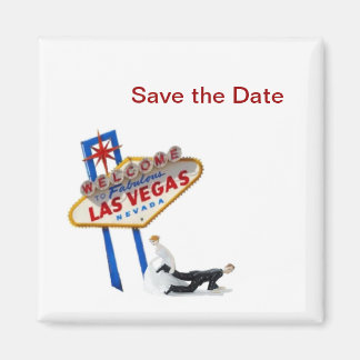 Enregistrer la date Las Vegas Magnet