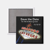 Enregistrer la date Las Vegas Mariage Magnet (Recto/Verso)