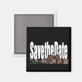 Enregistrer la date Las Vegas Strip Magnet (Recto/Verso)