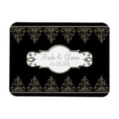Enregistrer la date Magnet classique baroque araig (Horizontal)