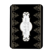 Enregistrer la date Magnet classique baroque araig (Vertical)