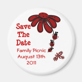 Enregistrer La Date Magnet Ladybug