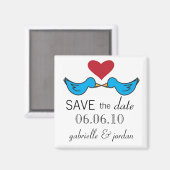 Enregistrer la date Magnet Lovebirds (Recto/Verso)