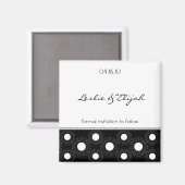 Enregistrer la date - Magnet Mariage (Recto/Verso)