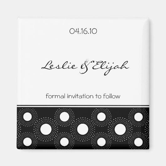 Enregistrer la date - Magnet Mariage (Devant)