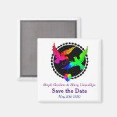 Enregistrer la date Magnet Rainbow Pride Gay Maria (Recto/Verso)