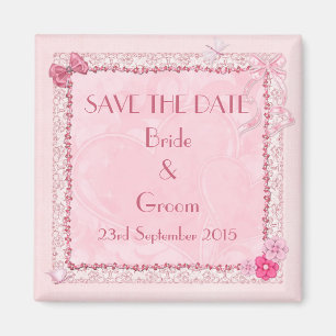 Enregistrer la date magnets mariages