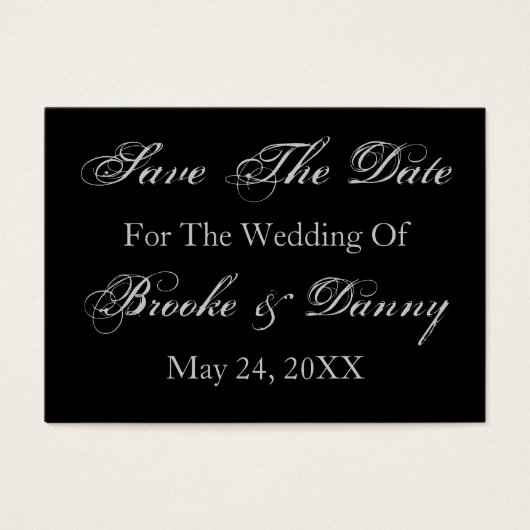 Enregistrer la date Mariage Date Noms des groupes (Devant)