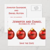 Enregistrer la date Mariage Faire-part de cartes B (Devant / Derrière)