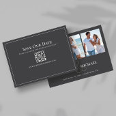 Enregistrer la date Mariage Photo Collage Modèle