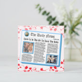 Enregistrer la date Modèle de titre du journal (Debout devant)