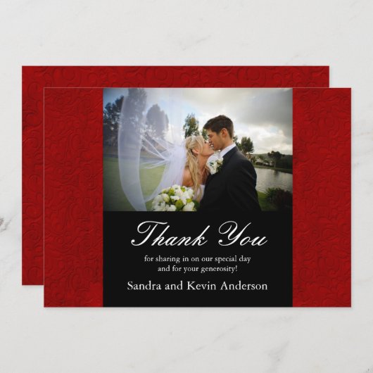 Enregistrer la date ~ Modèle Mariage (Devant / Derrière)