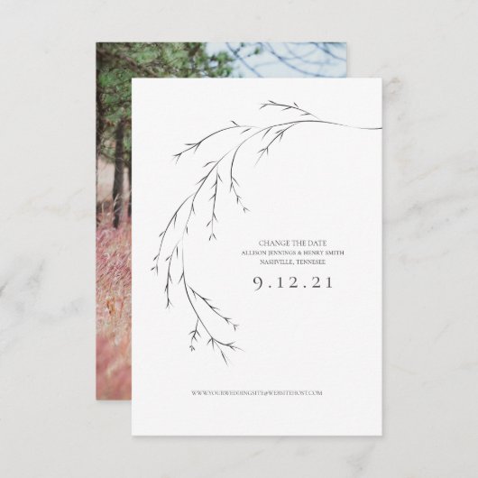 Enregistrer la date Modifier la carte Mariage de d (Devant / Derrière)