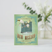 Enregistrer La Date - Nouveau Mexique Carte Avec D (Debout devant)