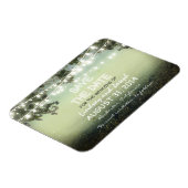 enregistrer la date nuit lumières rustique MAGNET (Côté Gauche)