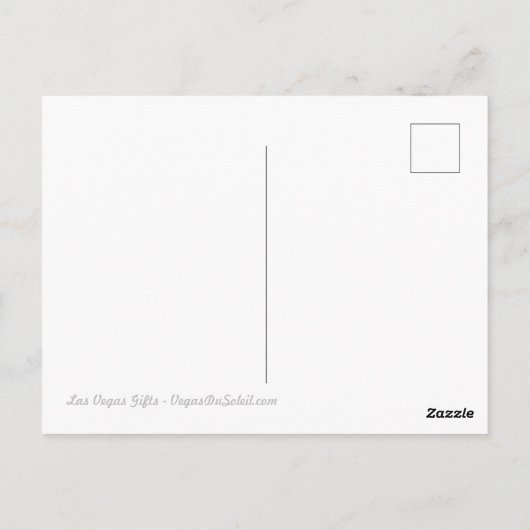 Enregistrer la date personnalisée Las Vegas carte (Dos)