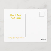 Enregistrer la date personnalisée Las Vegas carte (Dos)