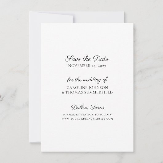 Enregistrer la date Photo Funny Mariage Faire-part (Dos)