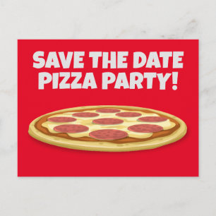 ENREGISTRER LA DATE PIZZA PARTITE INVITATIONS Cart