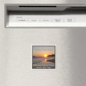 Enregistrer la date - Plage Sunset Magnet (In Situ (Lave-vaisselle))