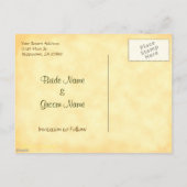 Enregistrer la date Poppies Cornflowers Carte post (Dos)