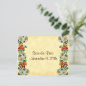 Enregistrer la date Poppies Cornflowers Carte post (Debout devant)