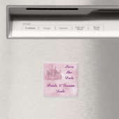 Enregistrer la date Princesse Mariage Magnets (In Situ (Lave-vaisselle))