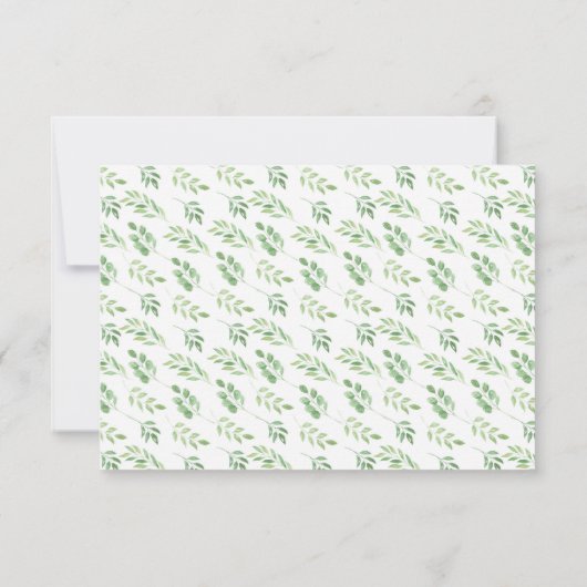 Enregistrer La Date Rustic Gold Frame Invitation L (Dos)