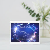 Enregistrer La Date Sparkle Invitation Faire-part (Debout devant)