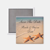 Enregistrer la date Starfish Beach Magnets de mari (Recto/Verso)
