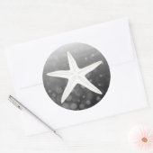 Enregistrer la date Sticker Mariage Black Starfish (Enveloppe)