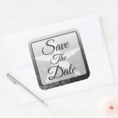 Enregistrer la date Sticker Mariage Black Starfish (Enveloppe)