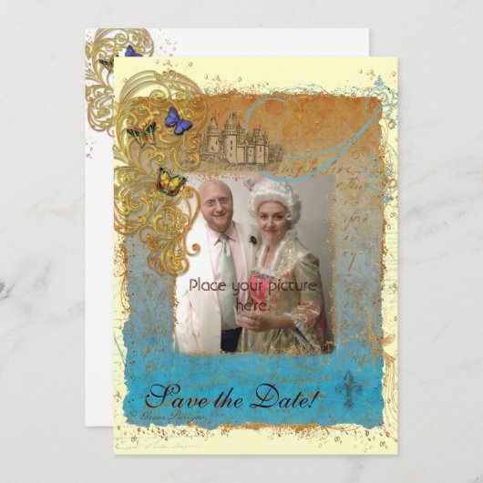 Enregistrer la date Storybook Photo Invitation (Devant / Derrière)