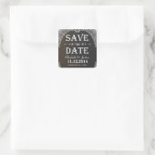 enregistrer la date vintage damask stickers (Sac)