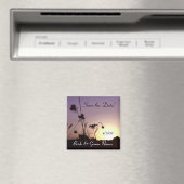 Enregistrer la date Wild Flowers Sunset Magnet (In Situ (Lave-vaisselle))