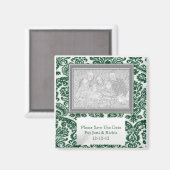 ENREGISTRER LA MAGNET DE LA FAVEUR DE MARIAGE DATE (Recto/Verso)